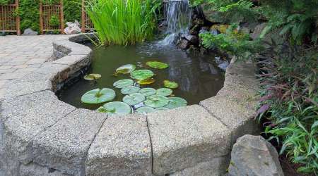 water feature installation